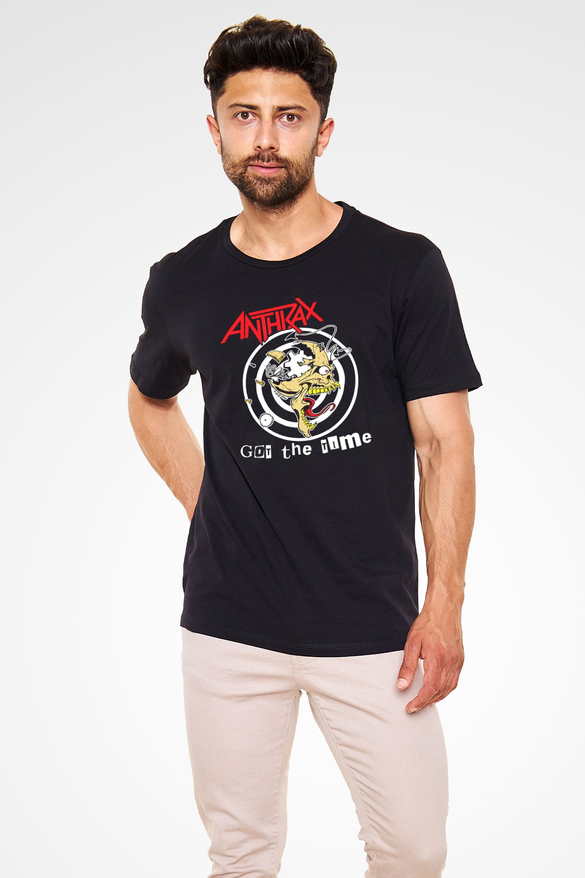 Anthrax Siyah Unisex Tişört T-Shirt - TişörtFabrikası