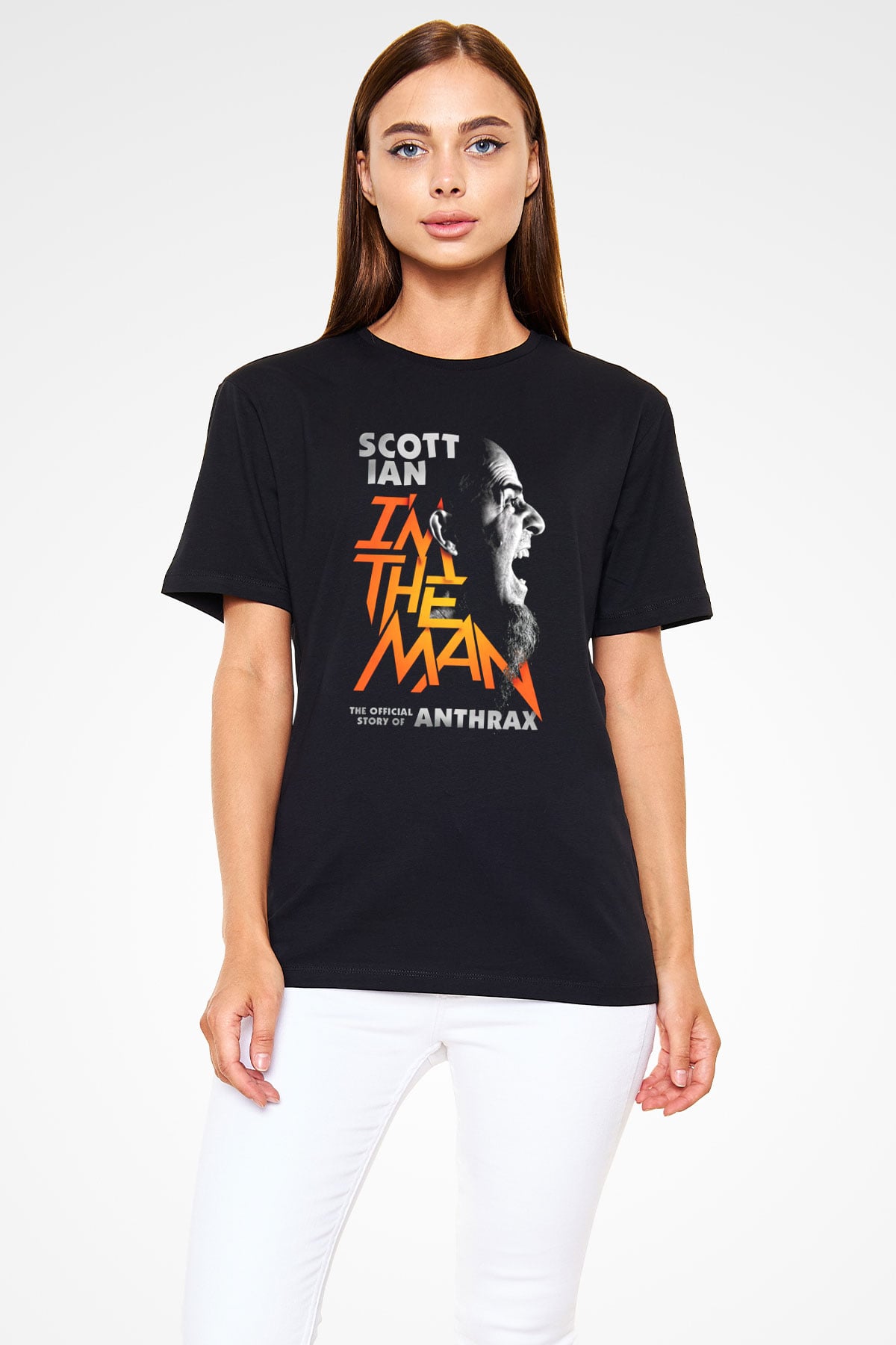 Anthrax Siyah Unisex Tişört T-Shirt - TişörtFabrikası