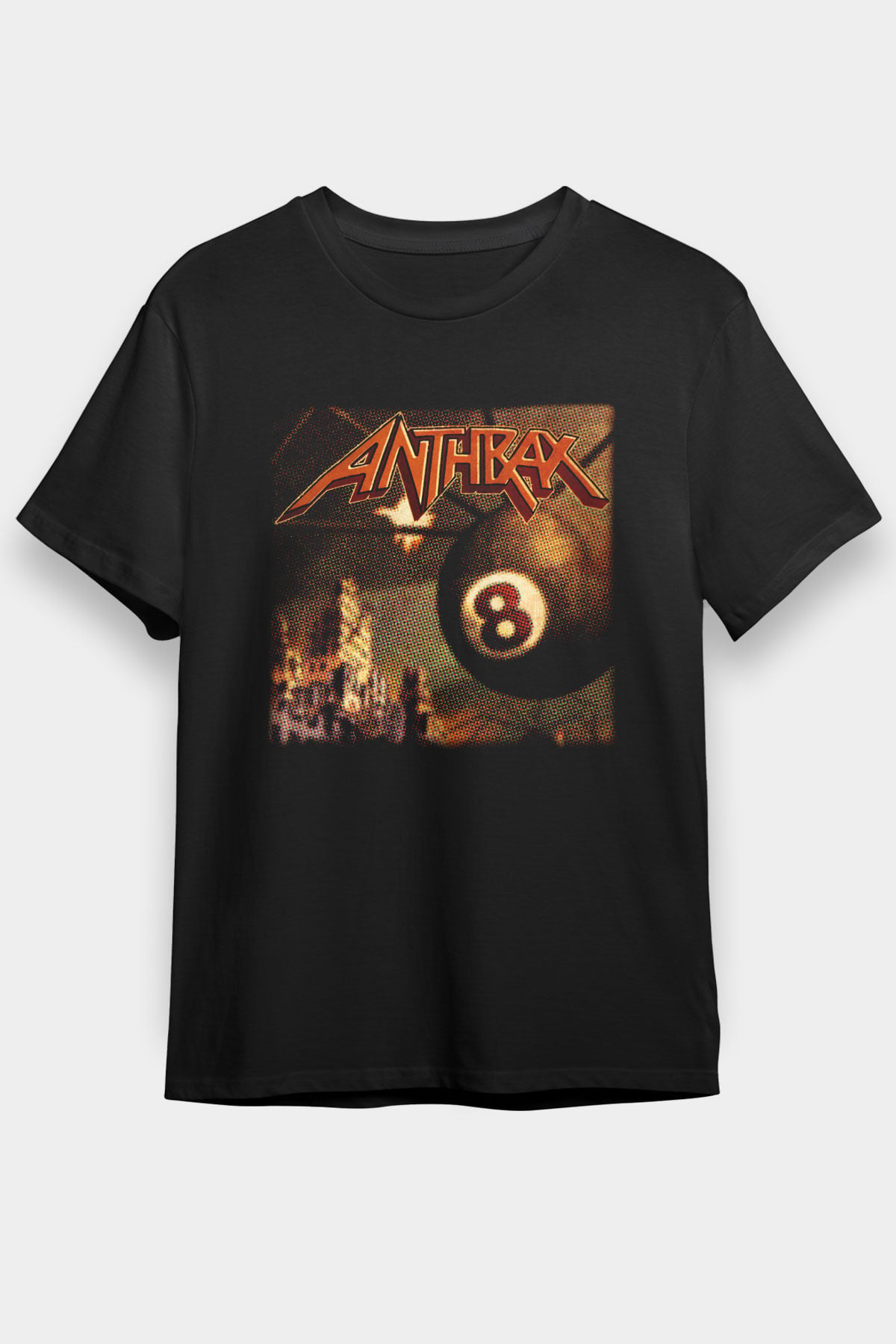 Anthrax Siyah Unisex Tişört T-Shirt - TişörtFabrikası