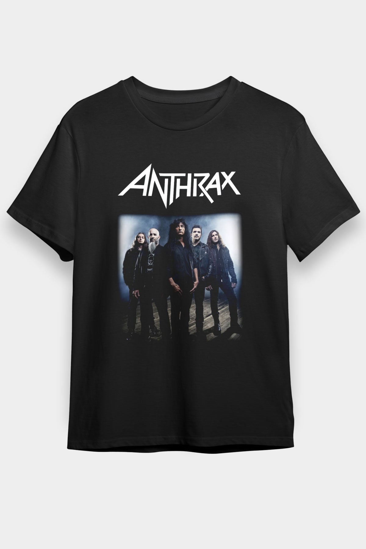 Anthrax Siyah Unisex Tişört T-Shirt - TişörtFabrikası