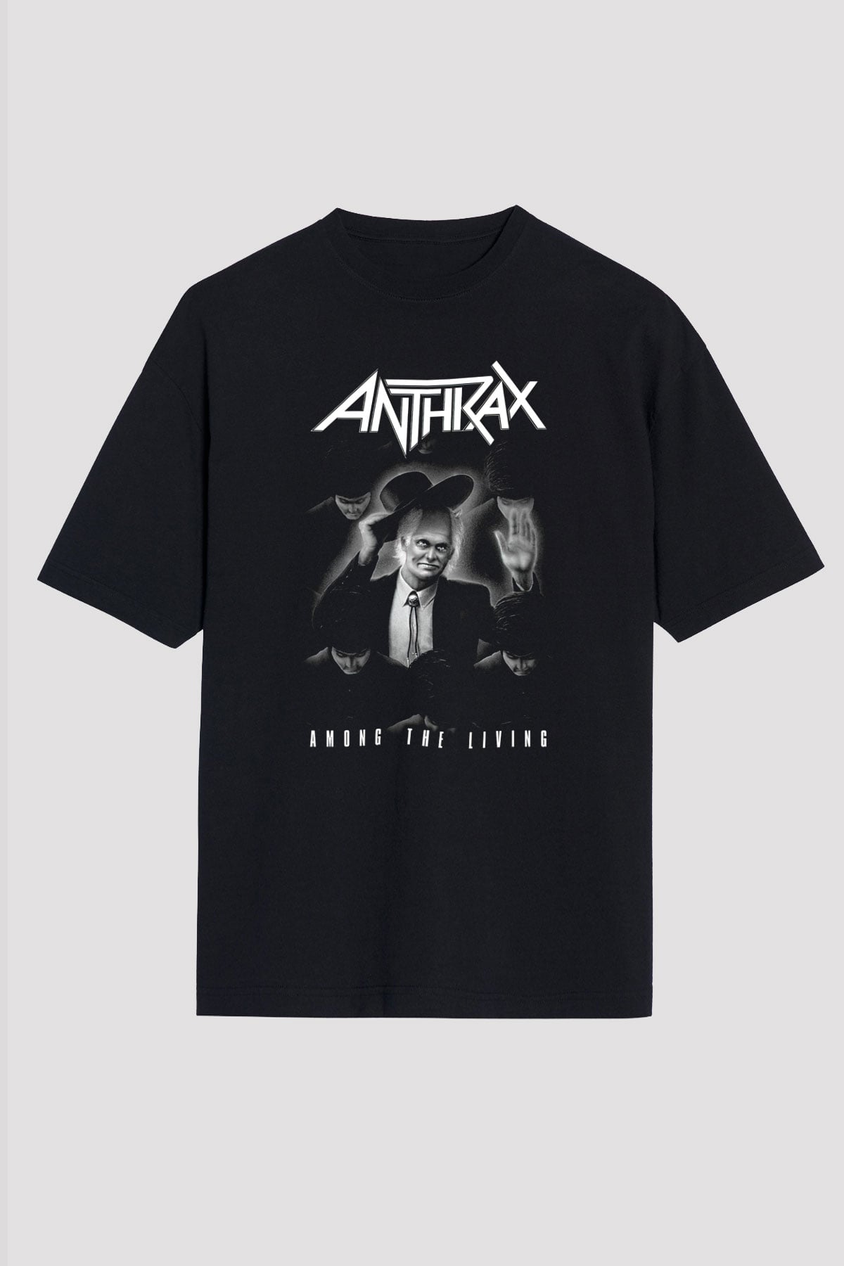 Anthrax Siyah Unisex Tişört T-Shirt - TişörtFabrikası