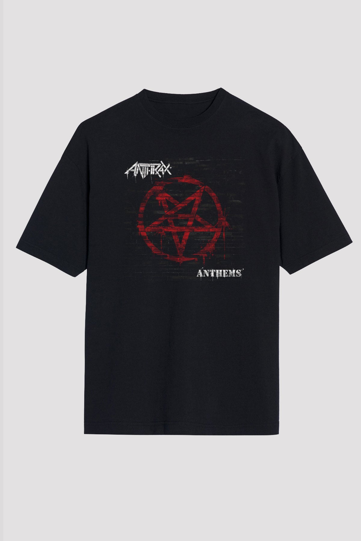 Anthrax Siyah Unisex Tişört T-Shirt - TişörtFabrikası