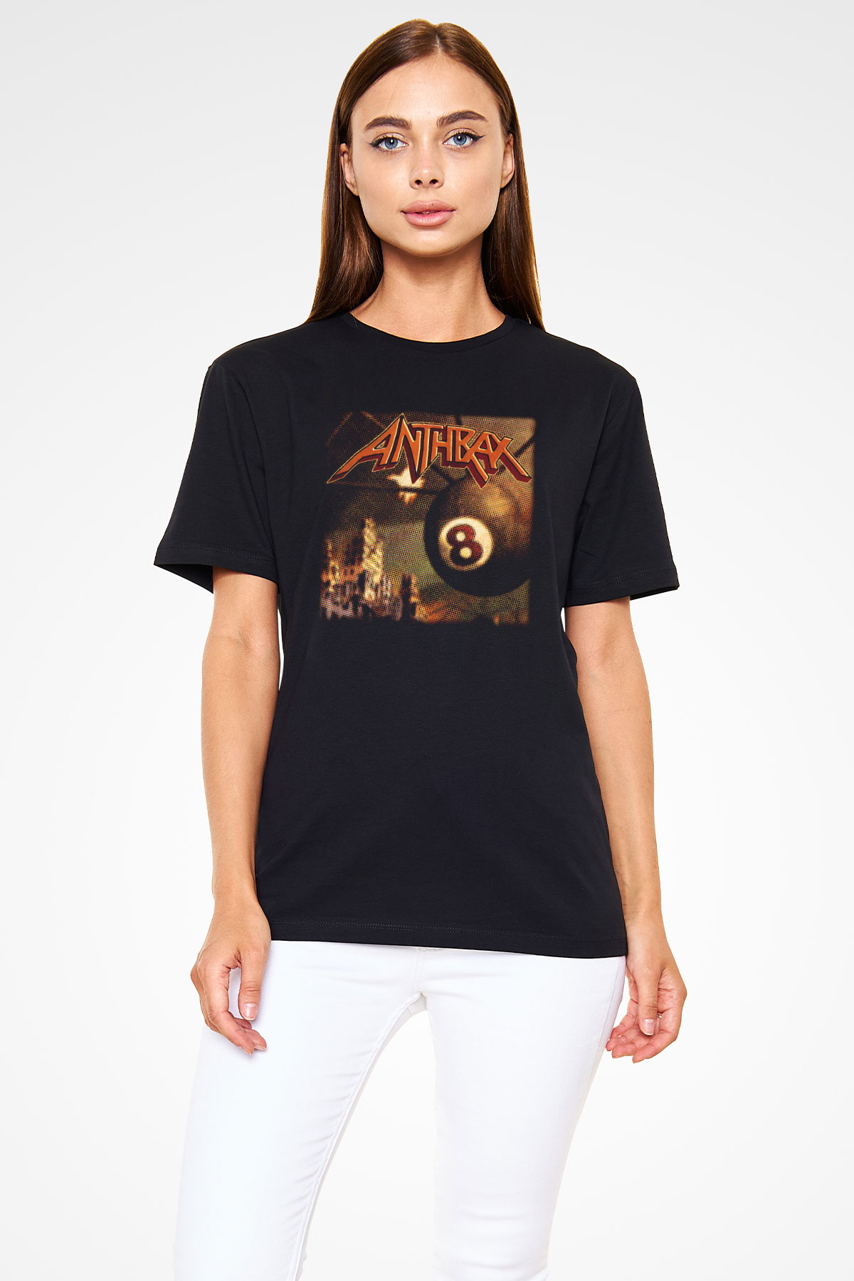 Anthrax Siyah Unisex Tişört T-Shirt - TişörtFabrikası