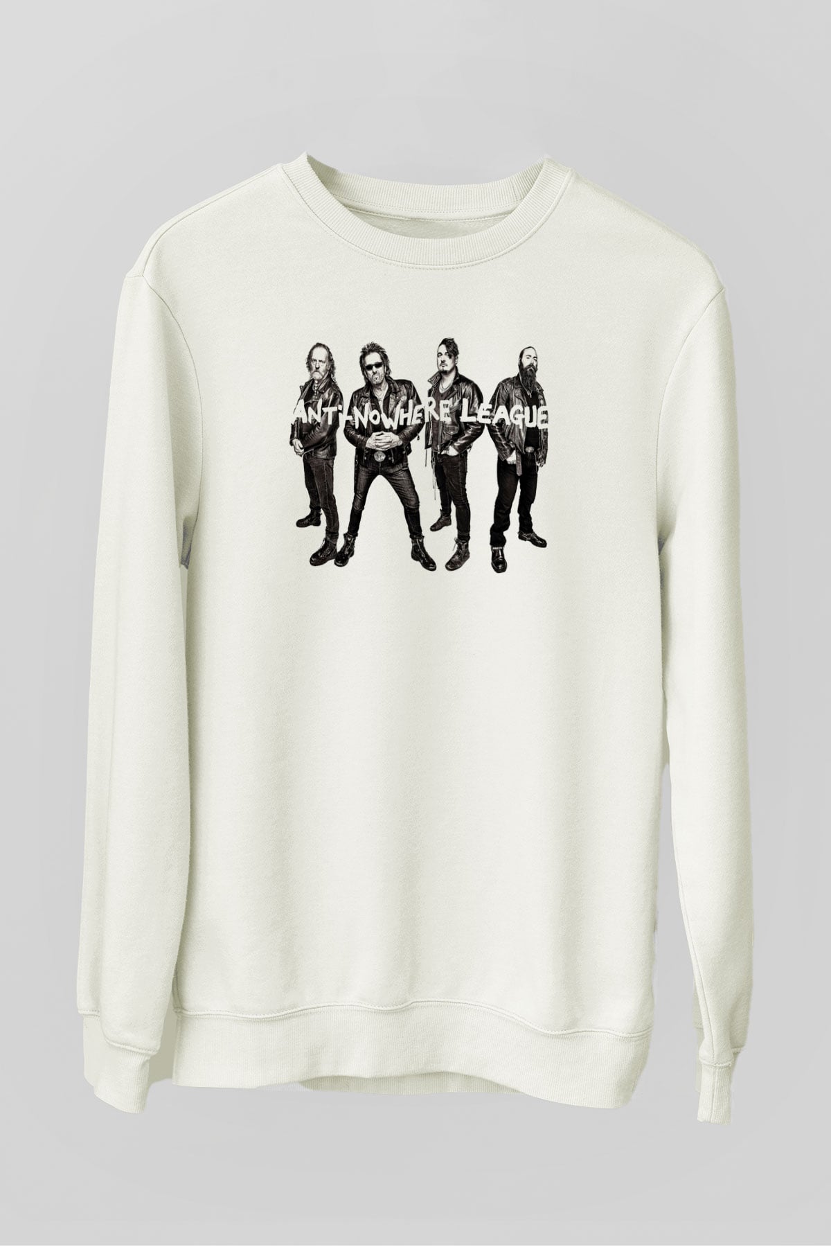 Anti-Nowhere League Beyaz Unisex Sweatshirt