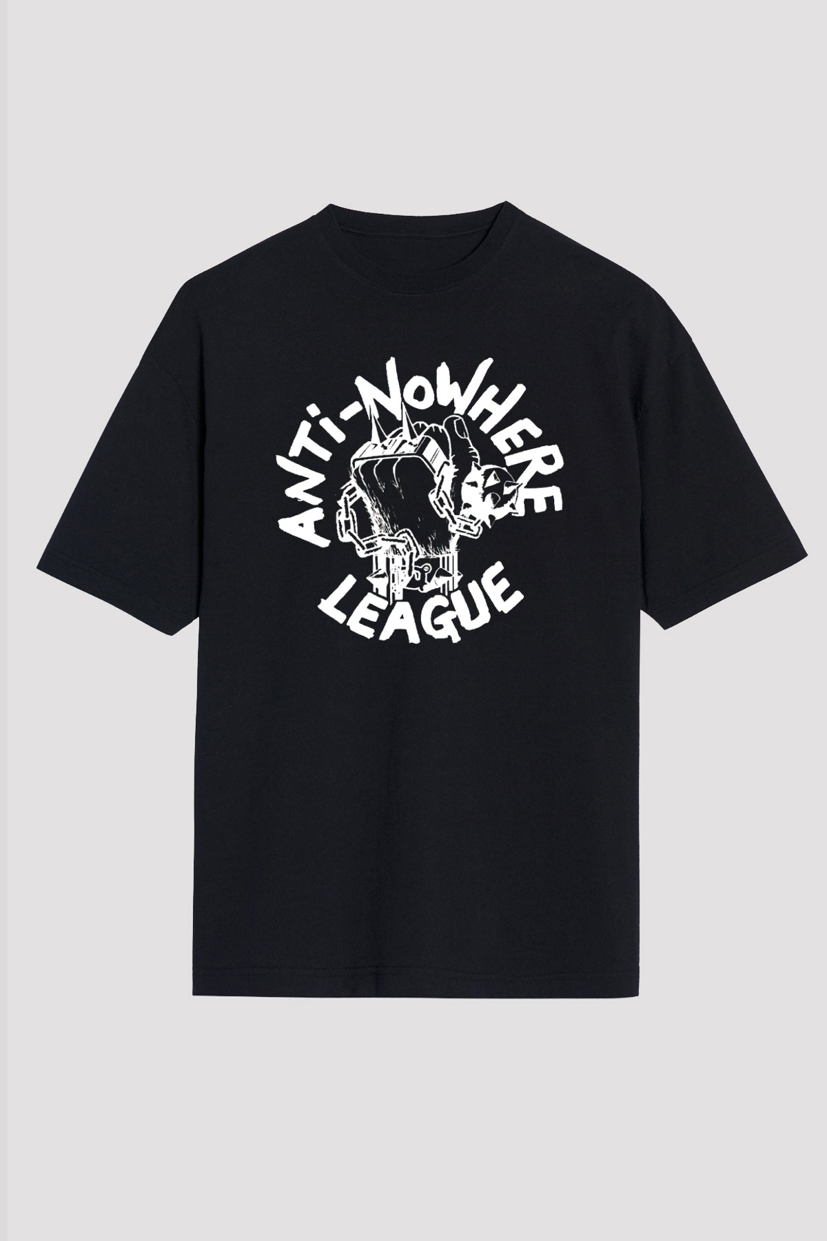 Anti-Nowhere League Siyah Unisex Tişört T-Shirt - TişörtFabrikası