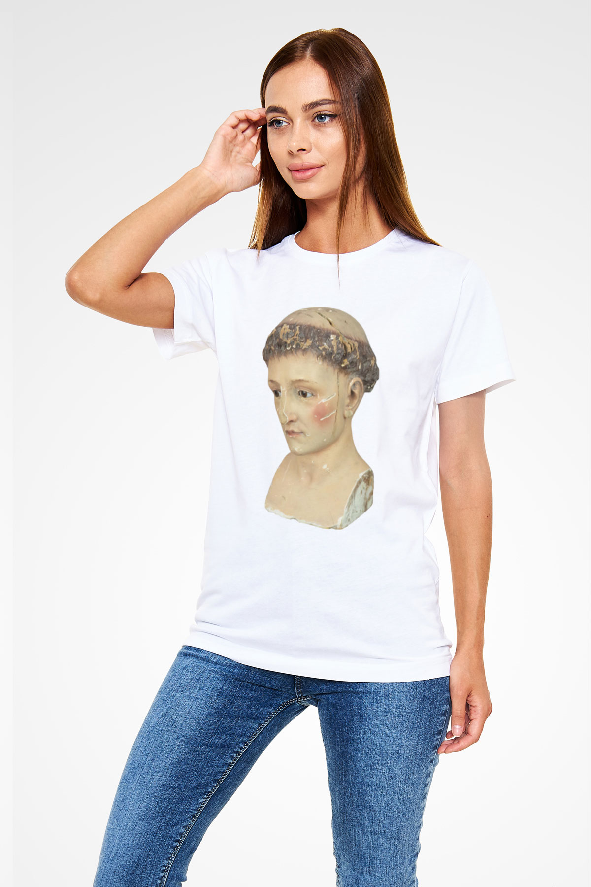 Antika satıcısı Beyaz Unisex Tişört T-Shirt - TişörtFabrikası