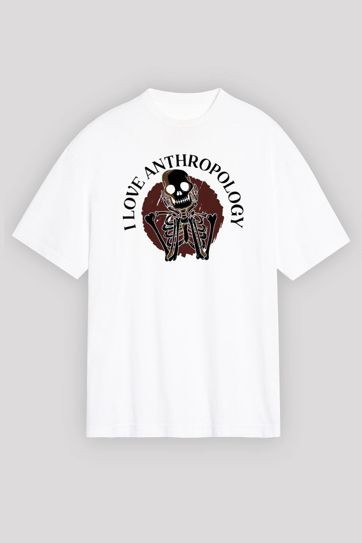 Antropolog Beyaz Unisex Oversize Tişört T-Shirt