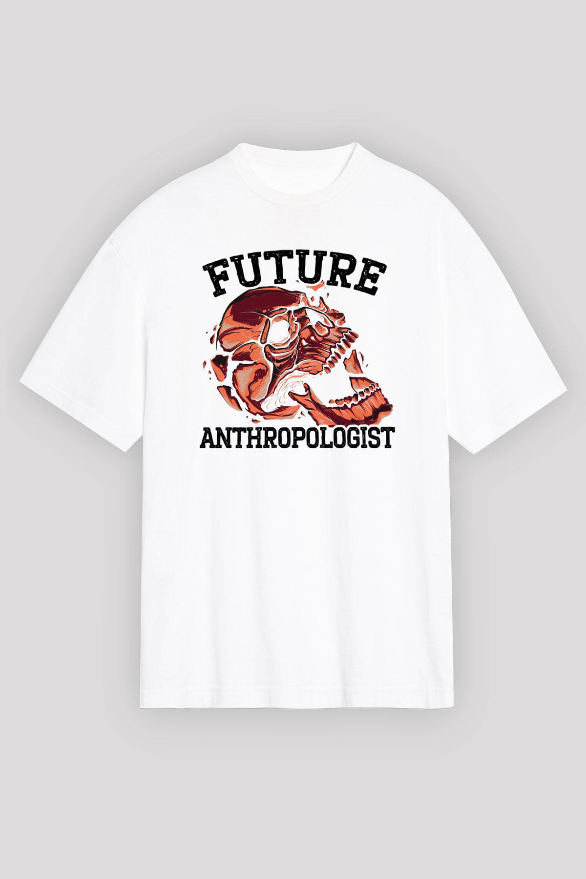 Antropolog Beyaz Unisex Tişört T-Shirt - TişörtFabrikası