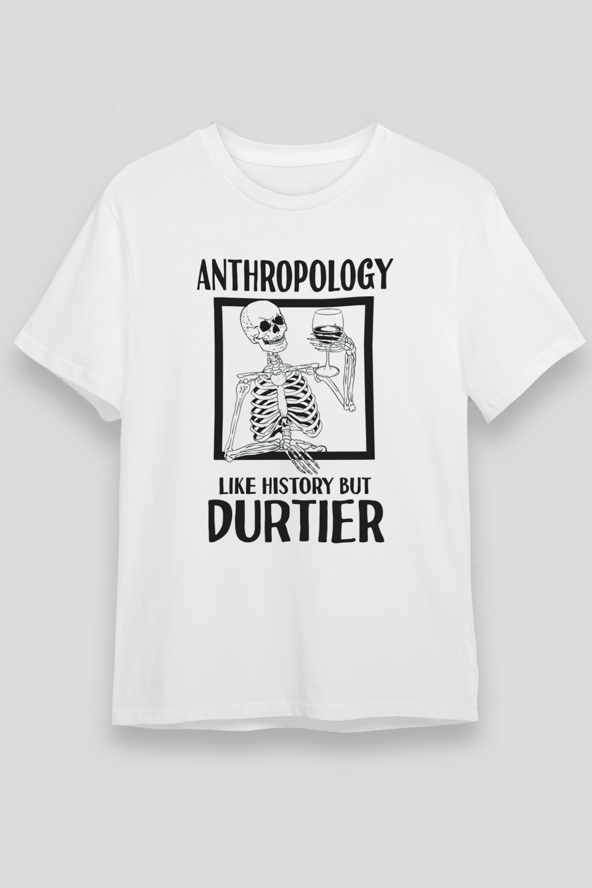 Antropolog Beyaz Unisex Tişört T-Shirt - TişörtFabrikası