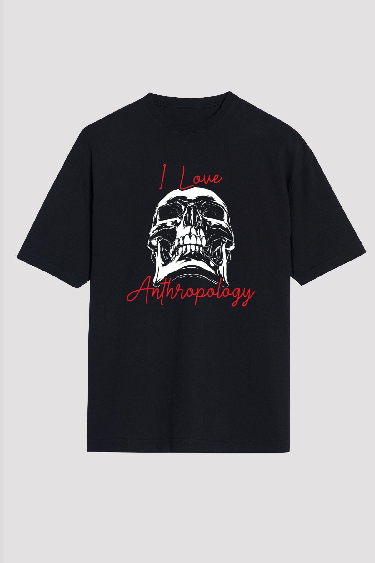 Antropolog Siyah Unisex Tişört T-Shirt - TişörtFabrikası