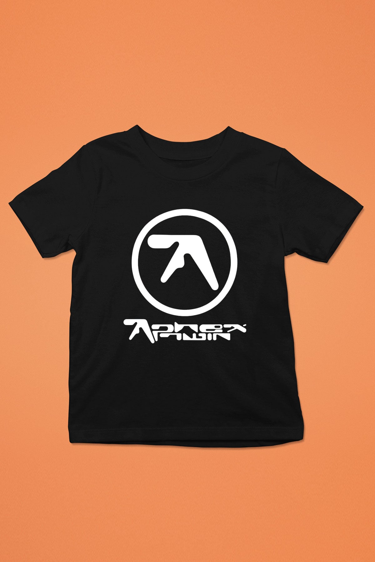 Aphex Twin Baskılı Unisex Siyah Çocuk Tişört - Tshirt