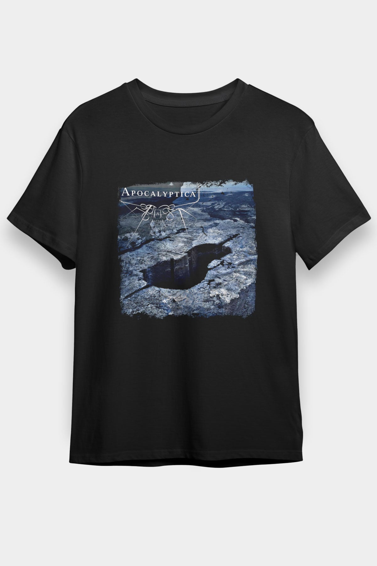 Apocalyptica Baskılı Unisex Siyah Tişört