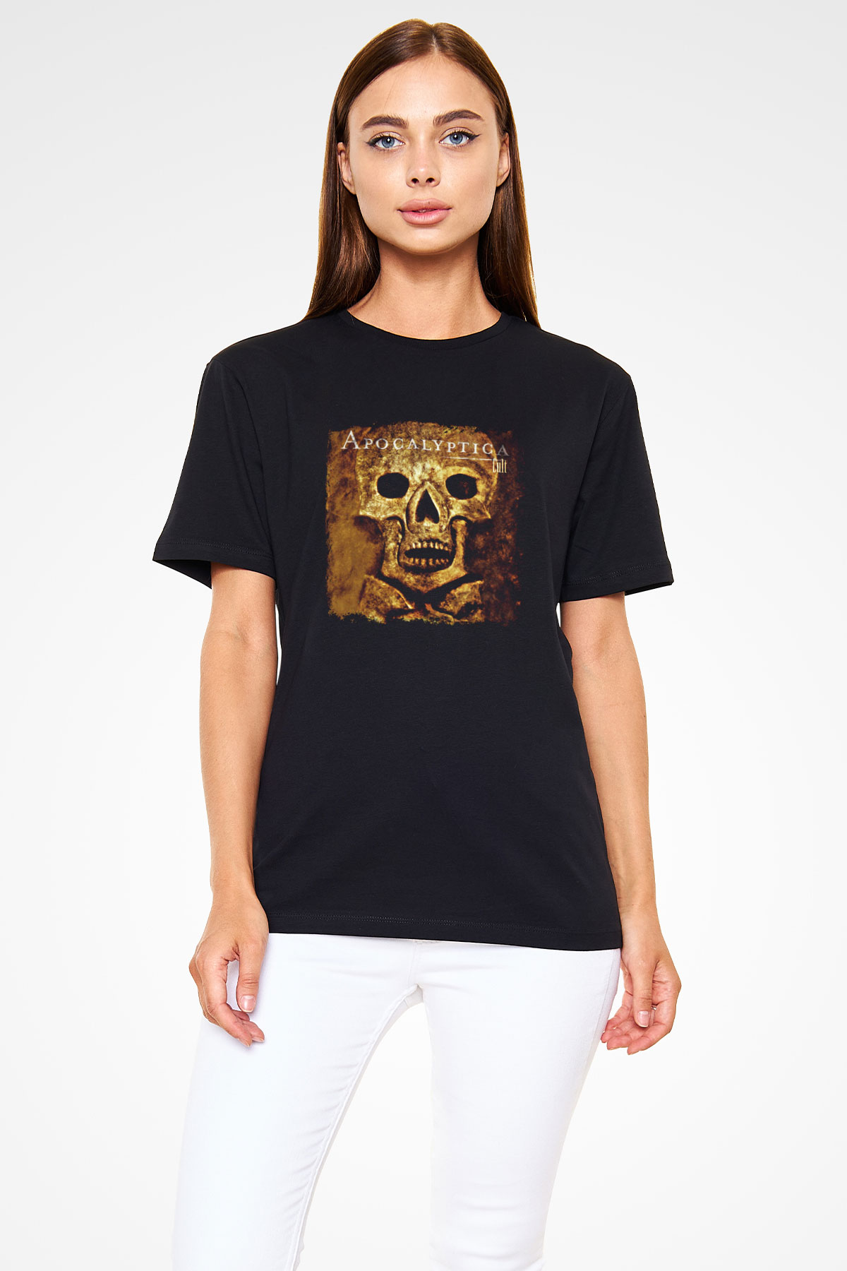 Apocalyptica Baskılı Unisex Siyah Tişört