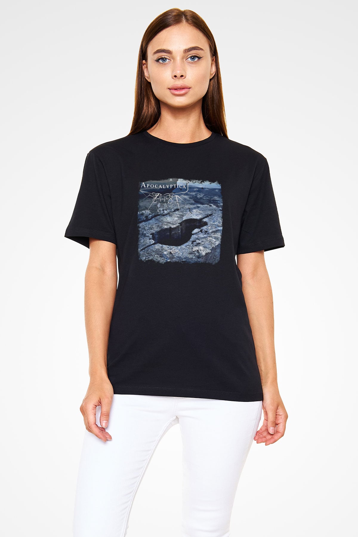 Apocalyptica Baskılı Unisex Siyah Tişört