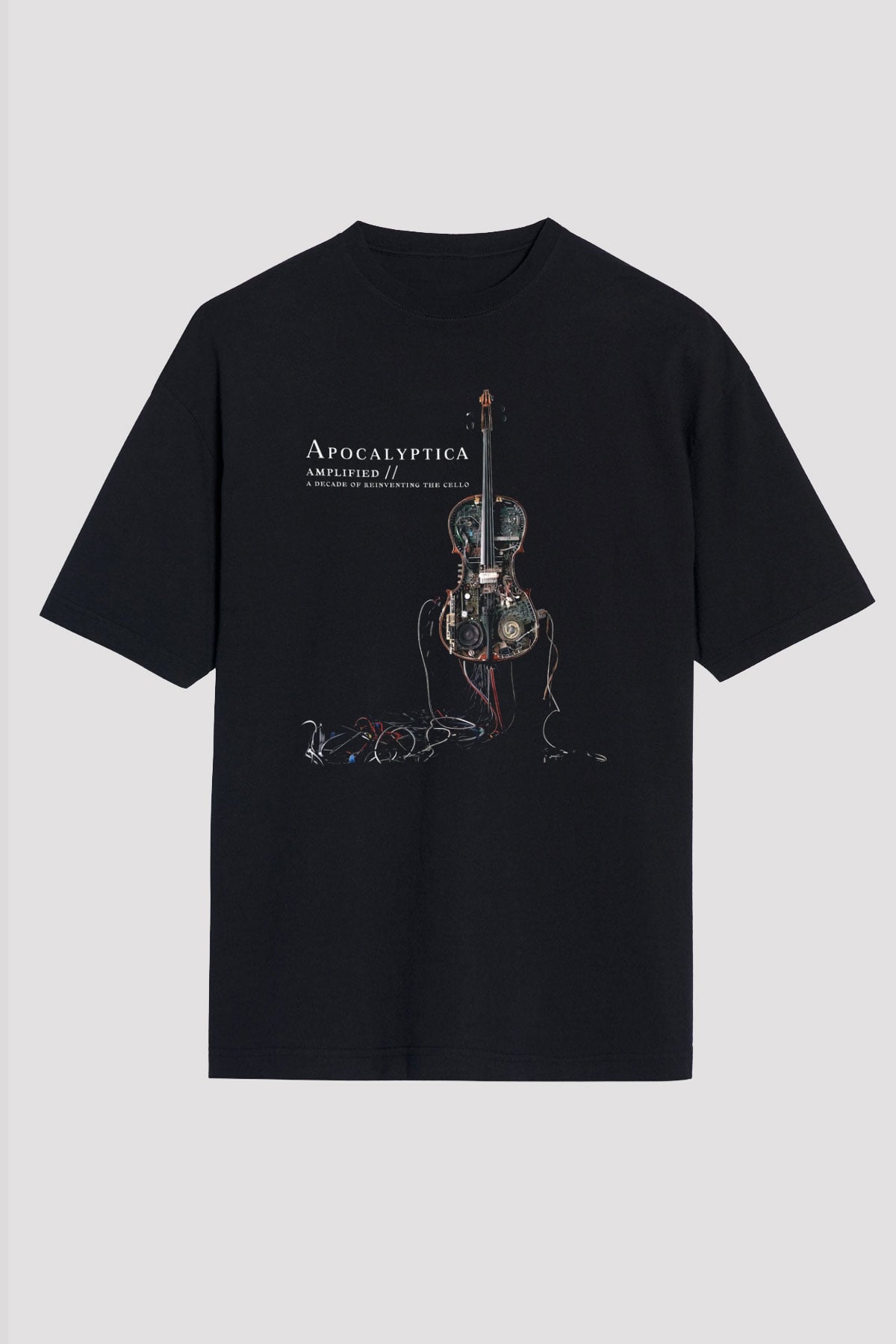 Apocalyptica Siyah Unisex Oversize Tişört T-Shirt