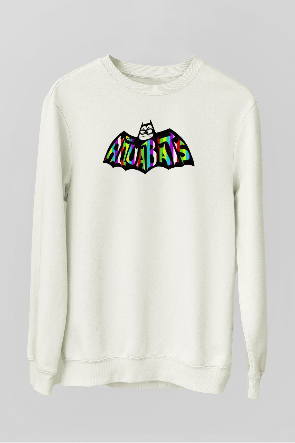Aquabats Beyaz Unisex Sweatshirt