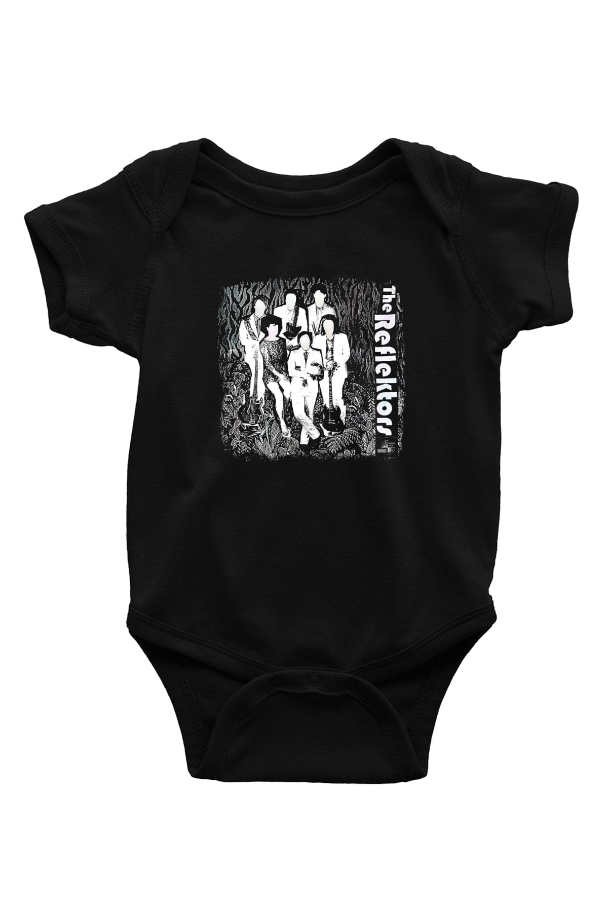 Arcade Fire Baskılı Unisex Siyah Bebek Body - Zıbın