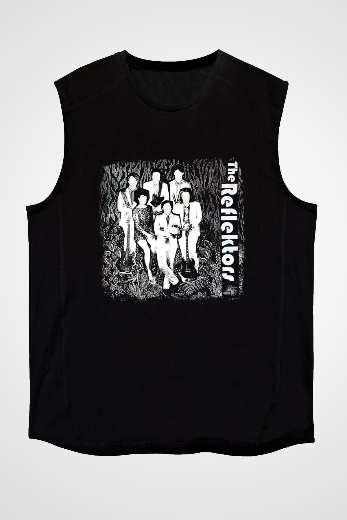 Arcade Fire Baskılı Unisex Siyah Kolsuz Tişört