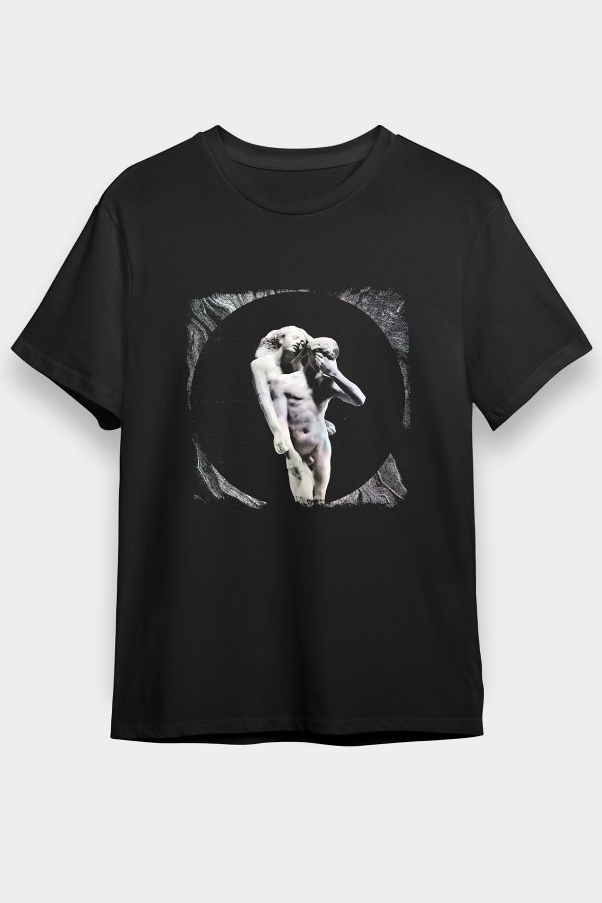 Arcade Fire Baskılı Unisex Siyah Tişört