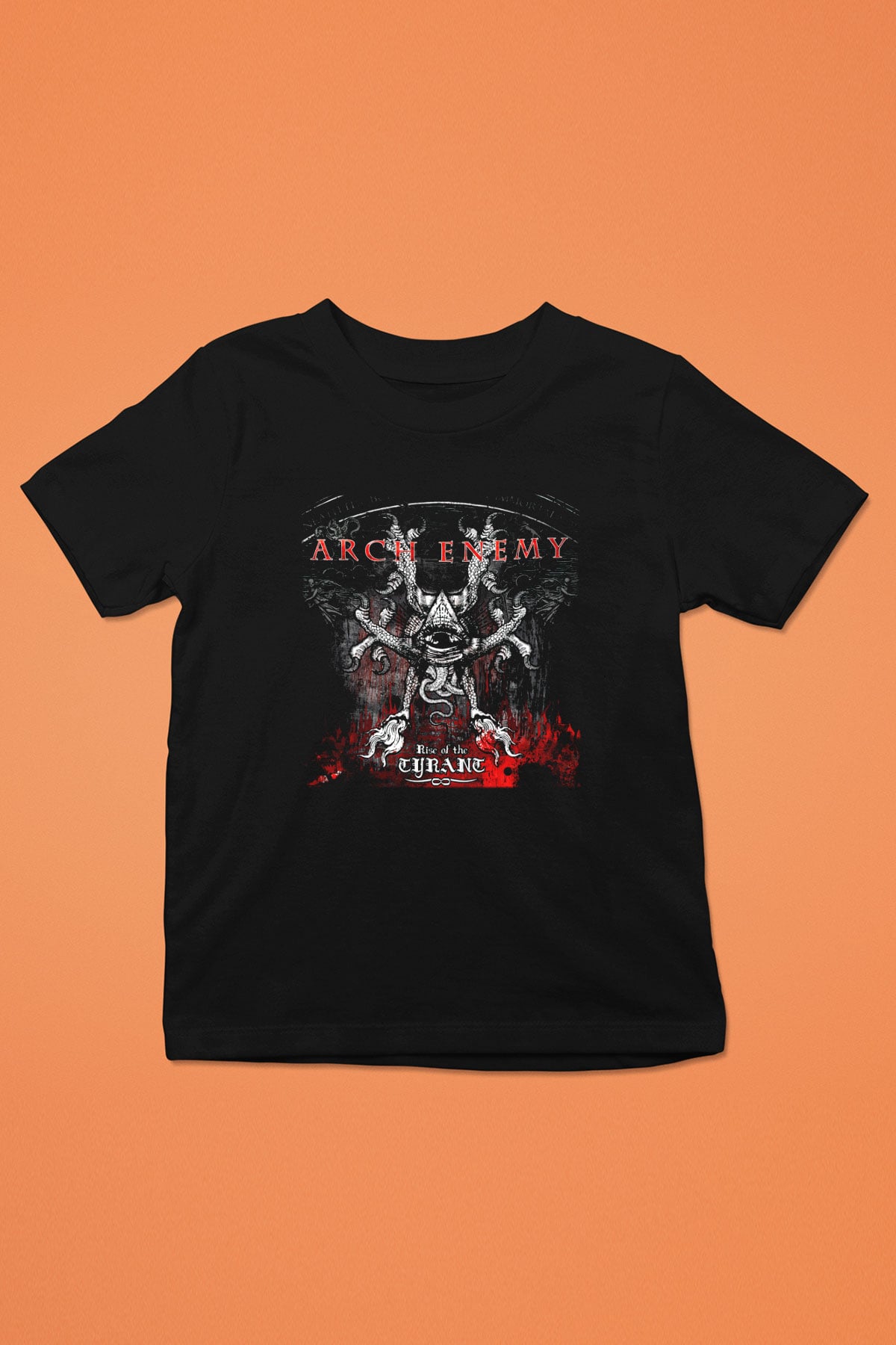 Arch Enemy Baskılı Siyah Unisex Çocuk Tişört