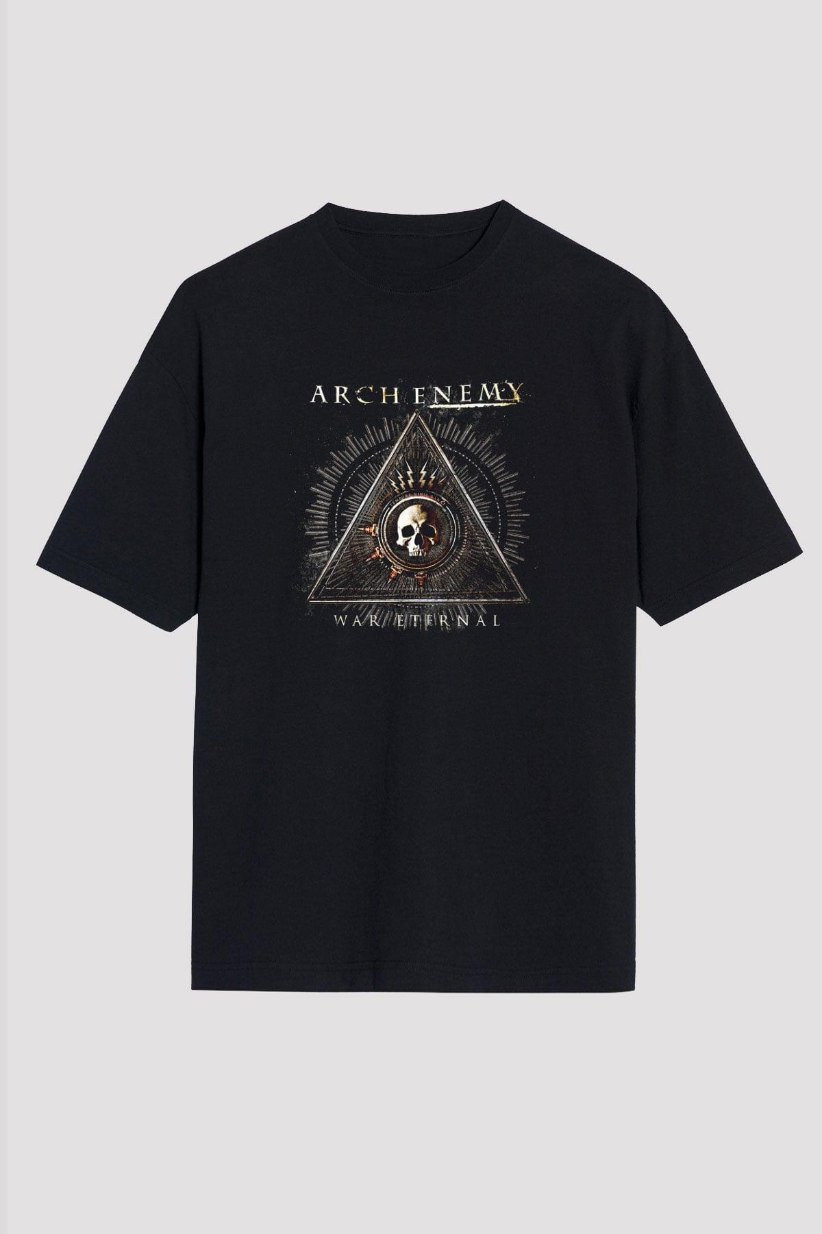 Arch Enemy Baskılı Unisex Siyah Oversize Tişört