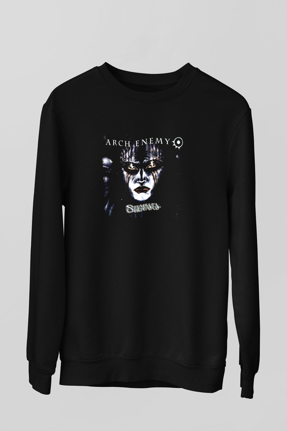 Arch Enemy Baskılı Unisex Siyah Sweatshirt