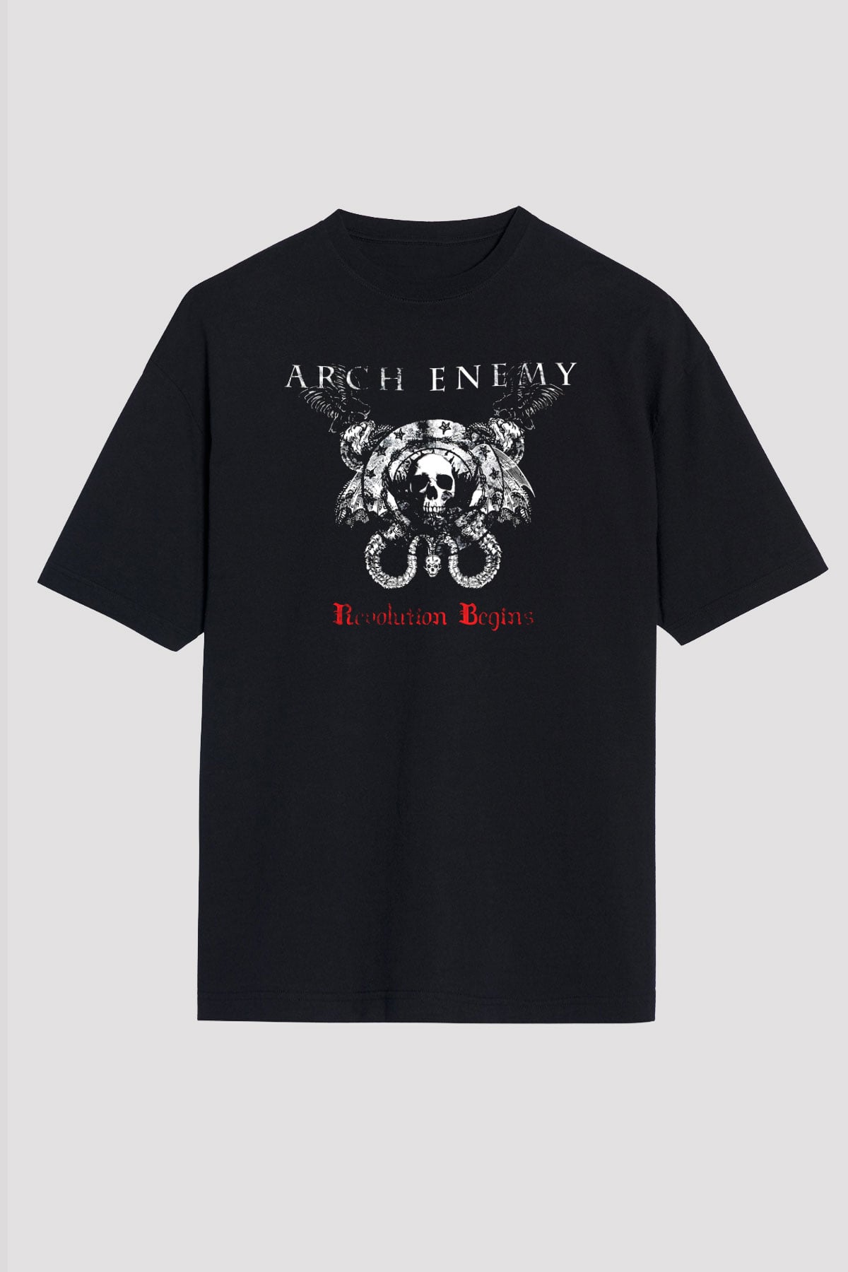 Arch Enemy Siyah Unisex Oversize Tişört T-Shirt