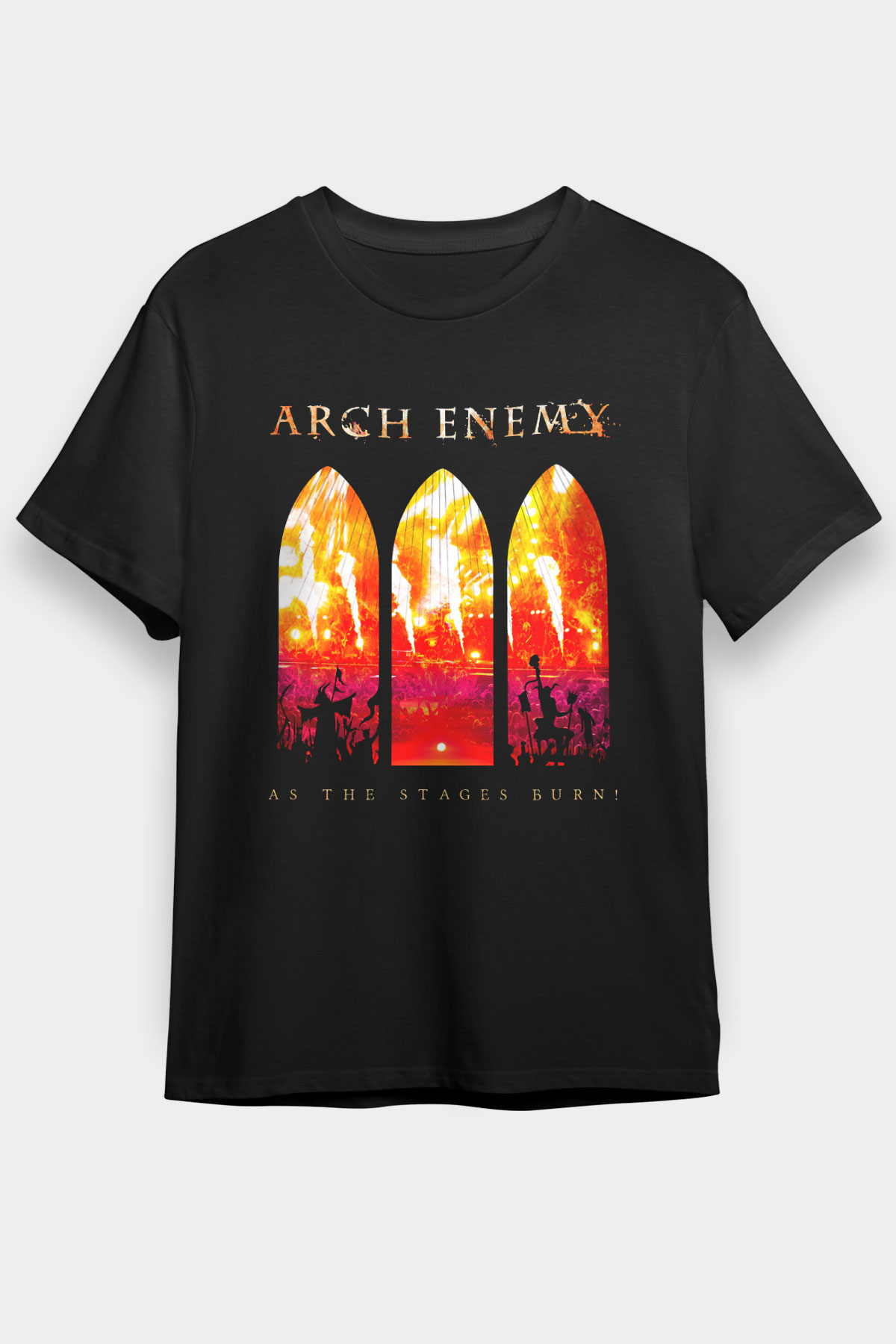 Arch Enemy Siyah Unisex Tişört T-Shirt - TişörtFabrikası