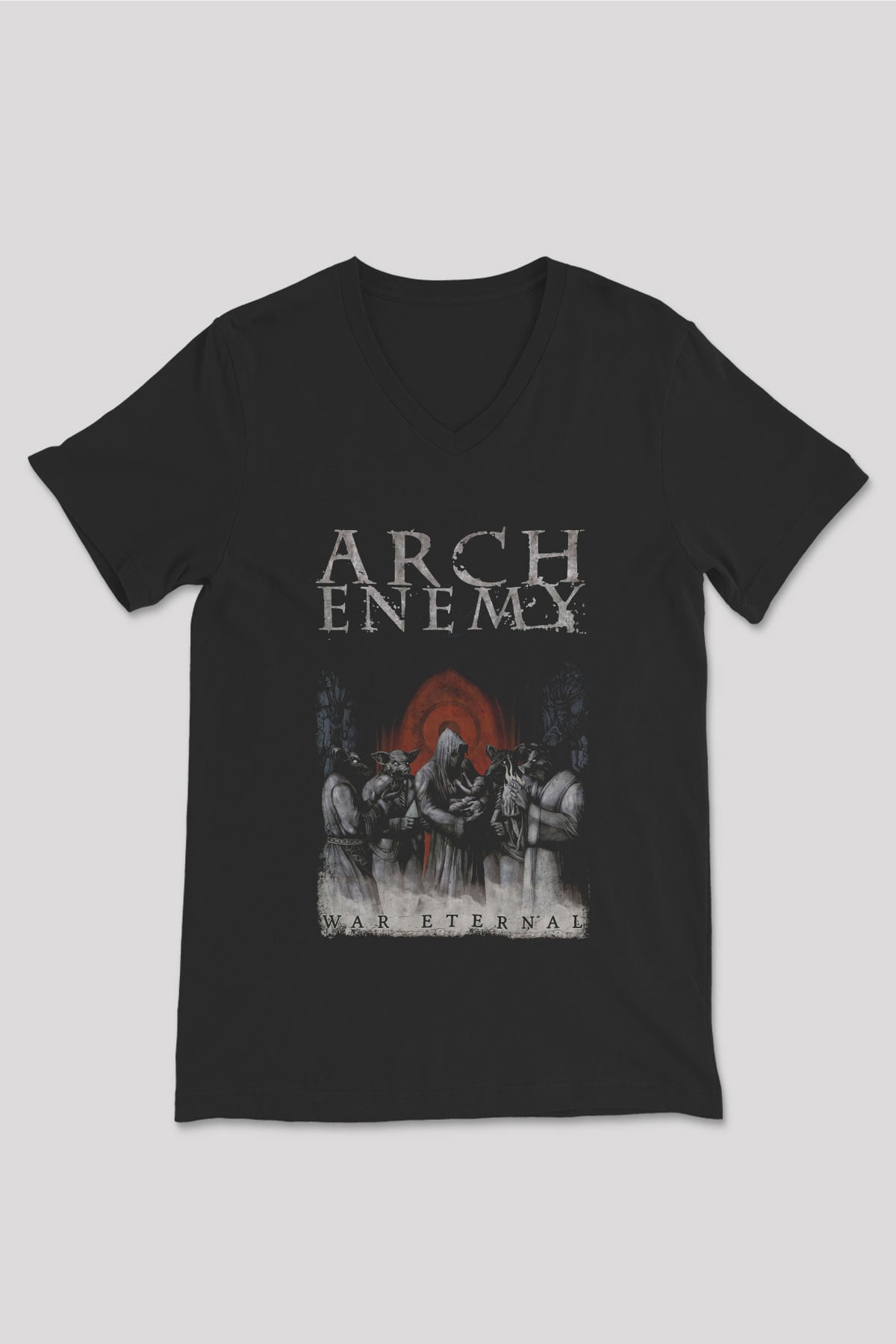 Arch Enemy Siyah Unisex V Yaka Tişört T-Shirt