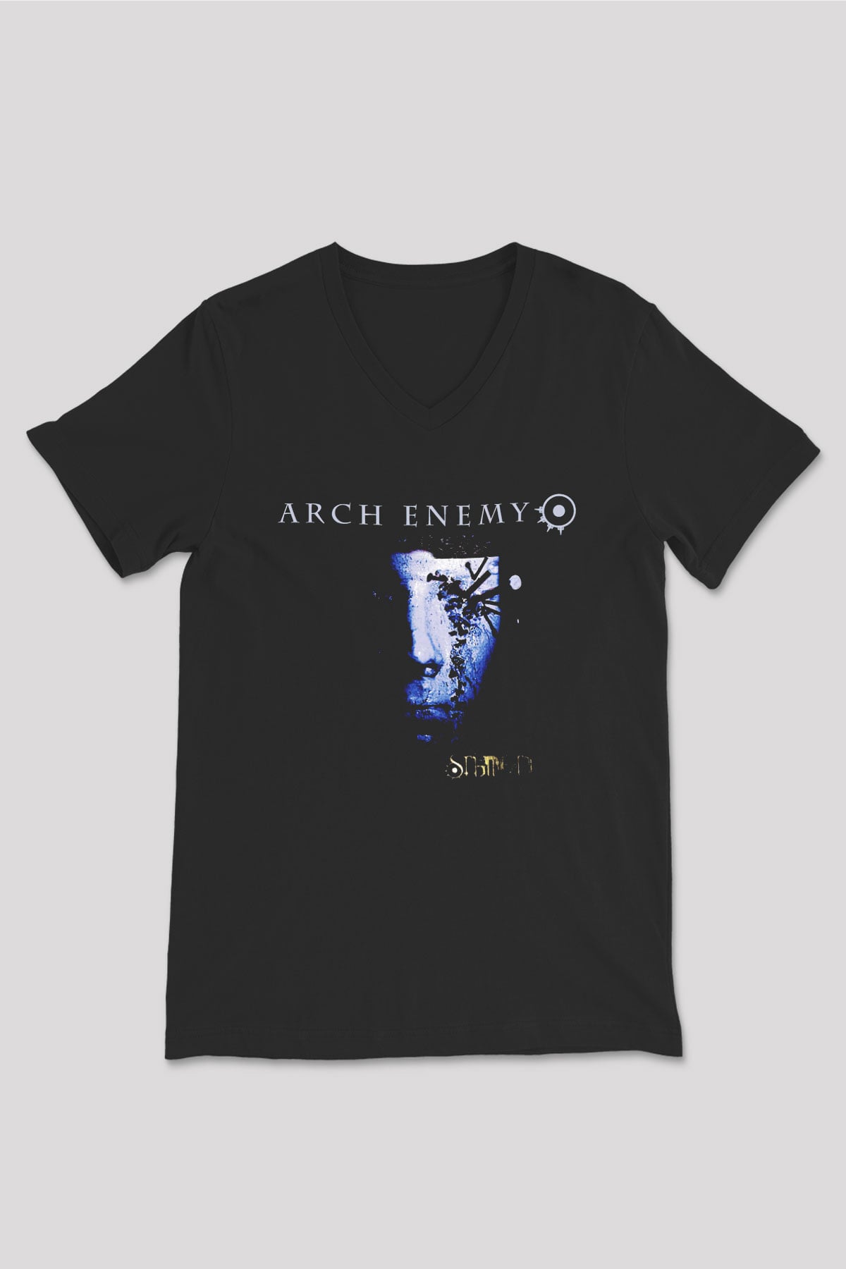 Arch Enemy Siyah Unisex V Yaka Tişört T-Shirt