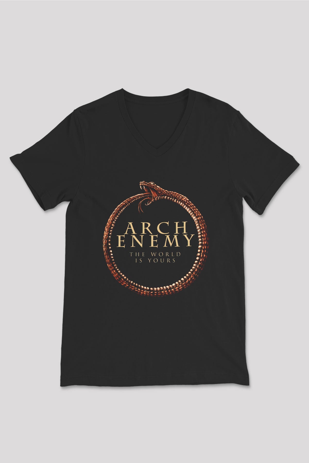 Arch Enemy Siyah Unisex V Yaka Tişört T-Shirt