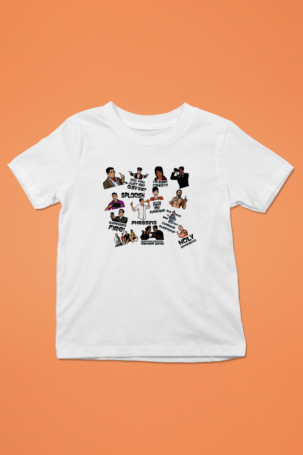 Archer Beyaz Unisex Çocuk Tişört