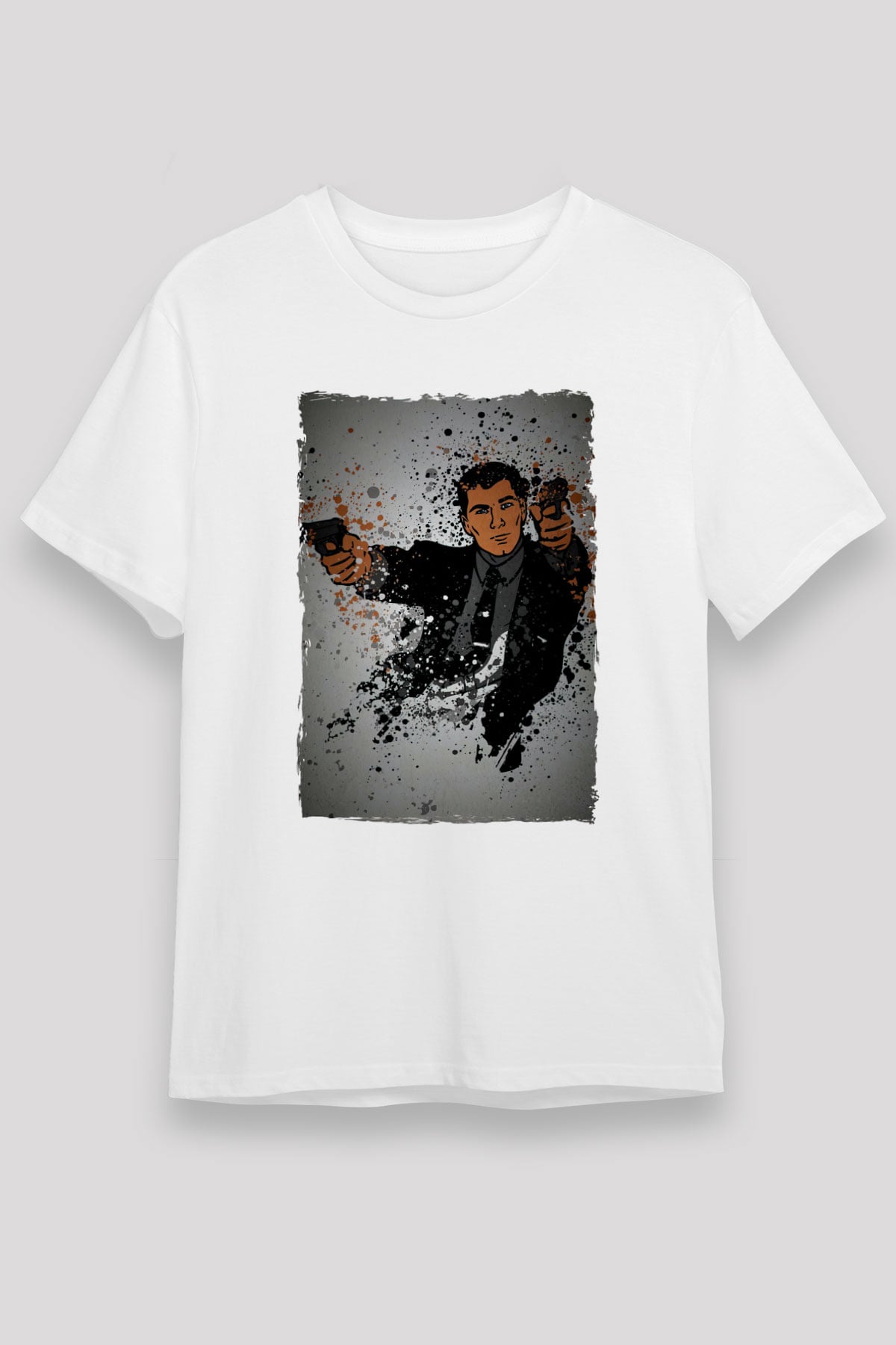 Archer Beyaz Unisex Tişört T-Shirt