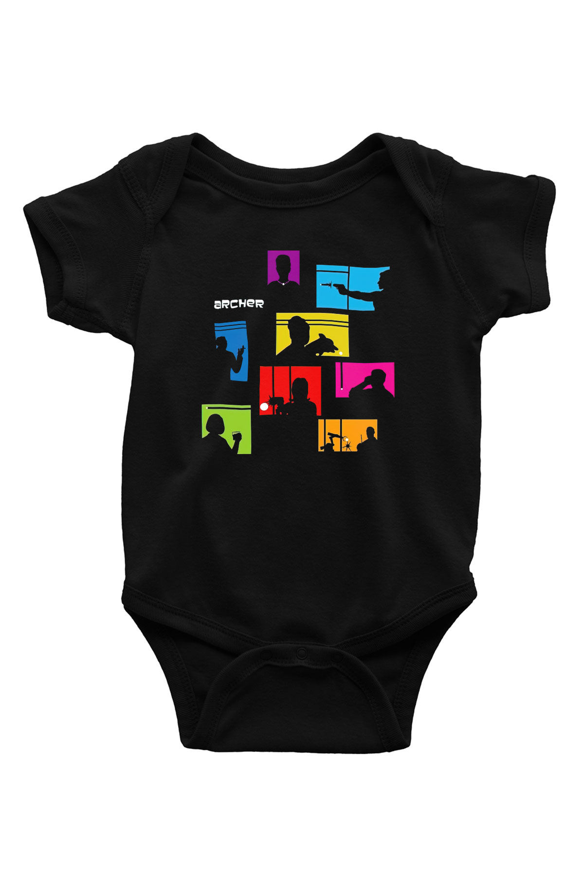Archer Siyah Bebek Body - Zıbın