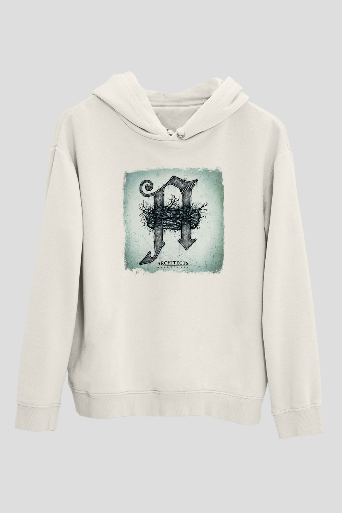 Architects Baskılı Unisex Beyaz Hoodie