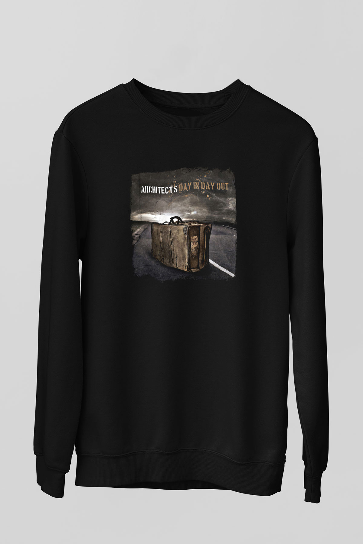 Architects Baskılı Unisex Siyah Sweatshirt