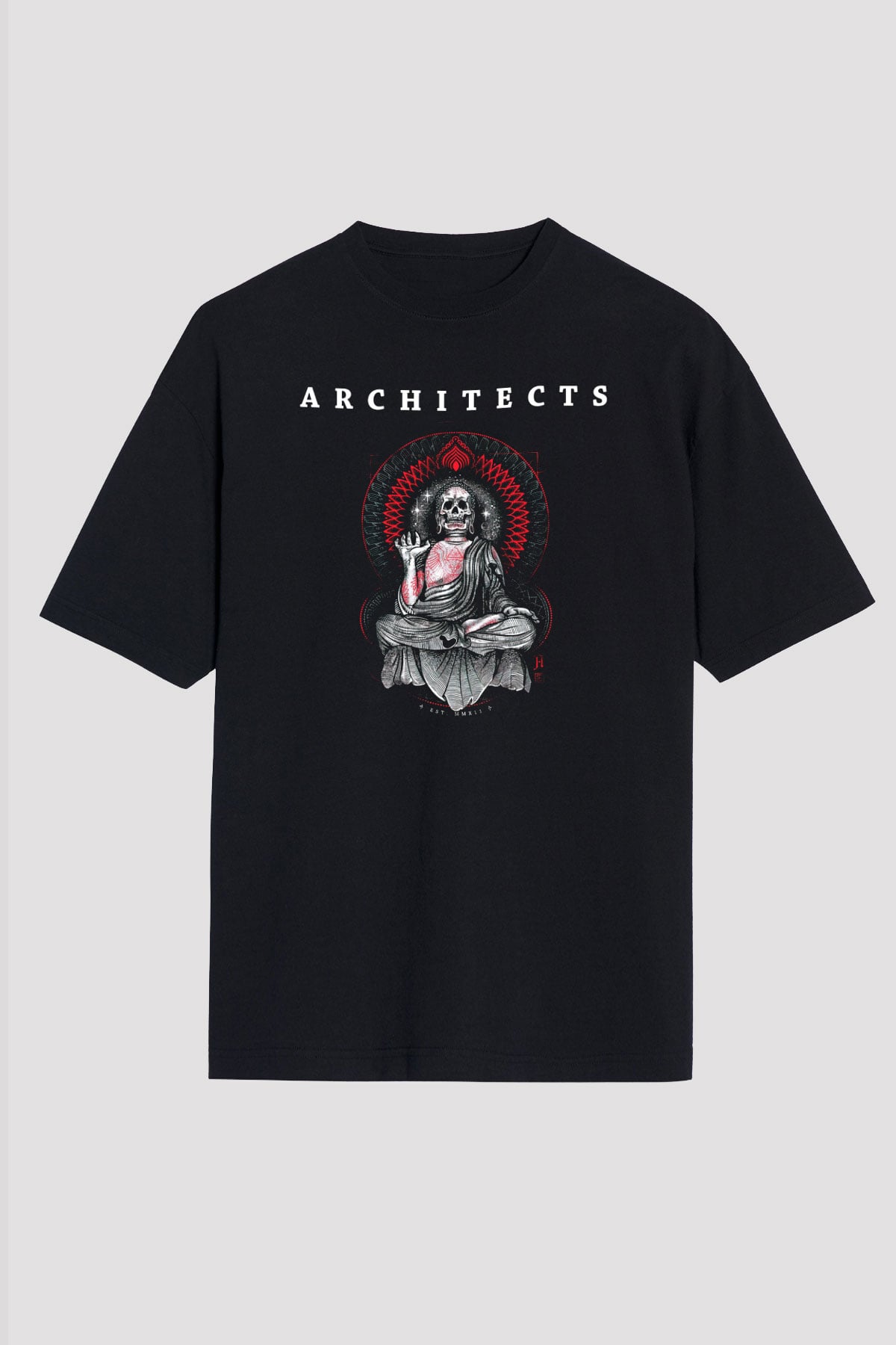 Architects Siyah Unisex Oversize Tişört T-Shirt