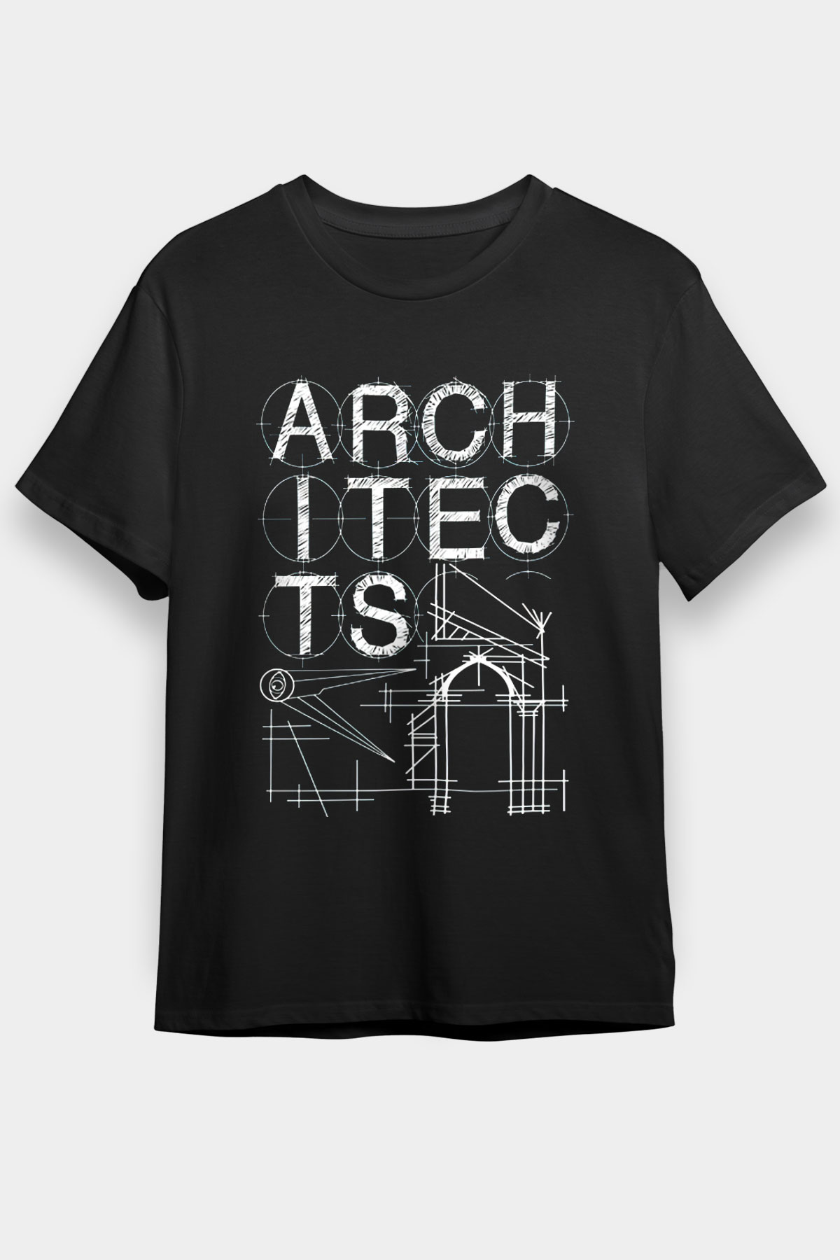 Architects Siyah Unisex Tişört T-Shirt - TişörtFabrikası