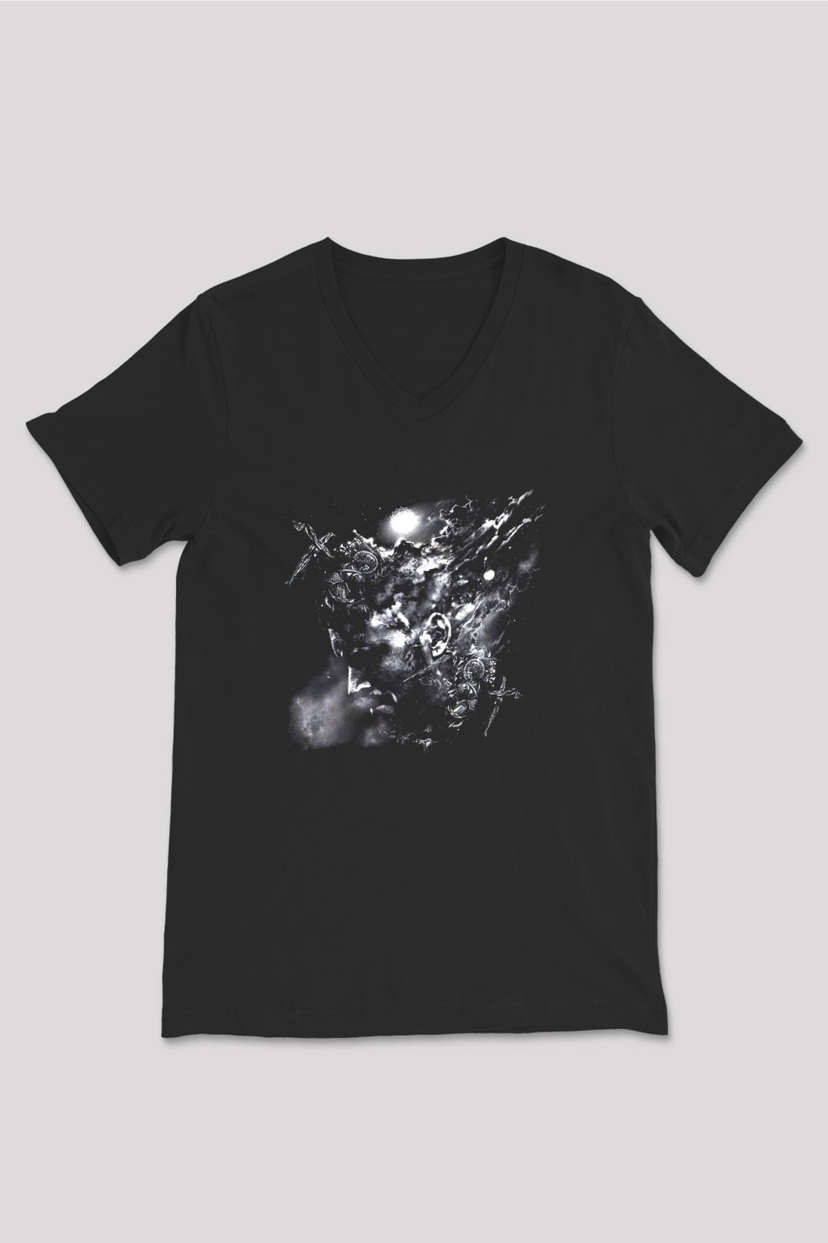 Architects Siyah Unisex V Yaka Tişört