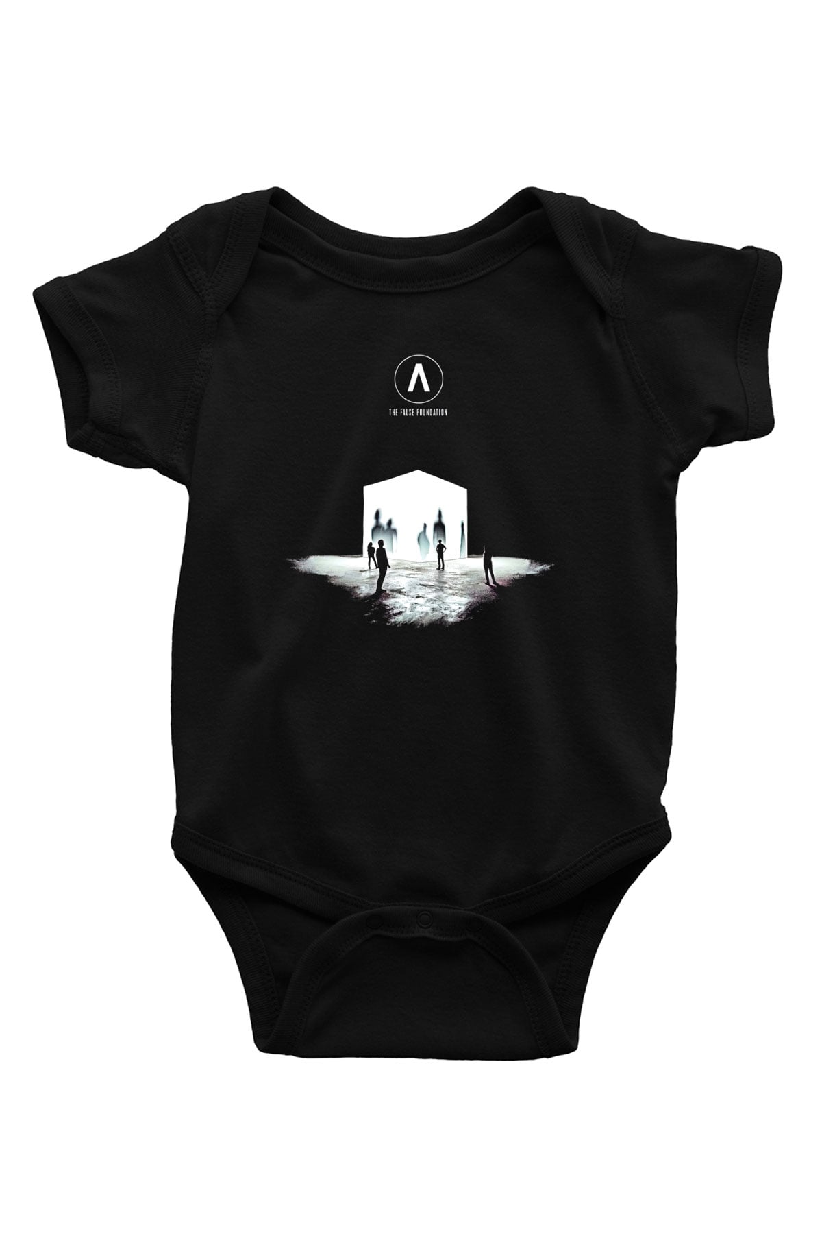 Archive Baskılı Unisex Siyah Bebek Body - Zıbın