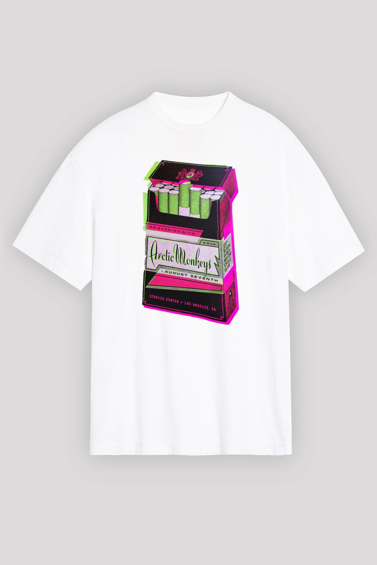 Arctic Monkeys August Seventh Beyaz Unisex Tişört T-Shirt - TişörtFabrikası