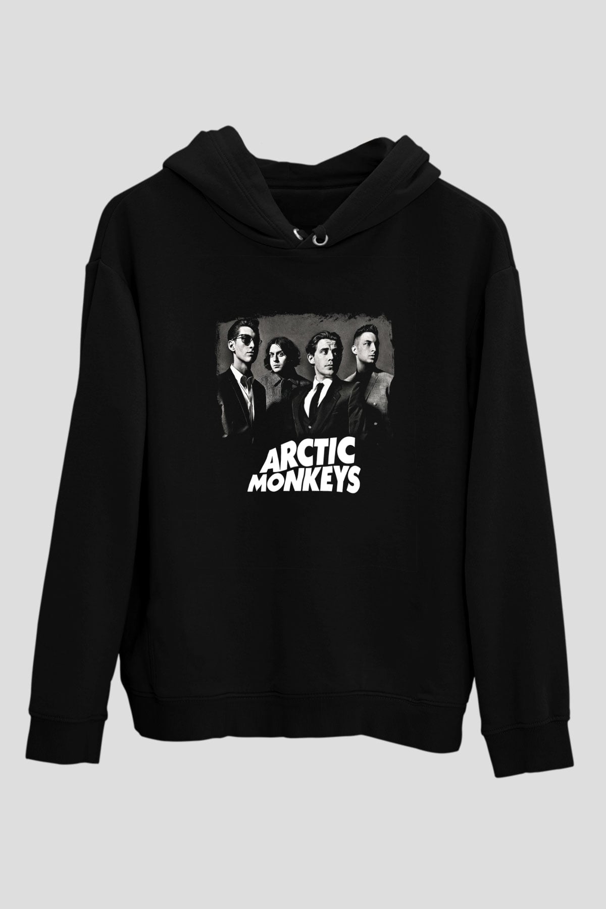 Arctic Monkeys Baskılı Unisex Siyah Hoodie