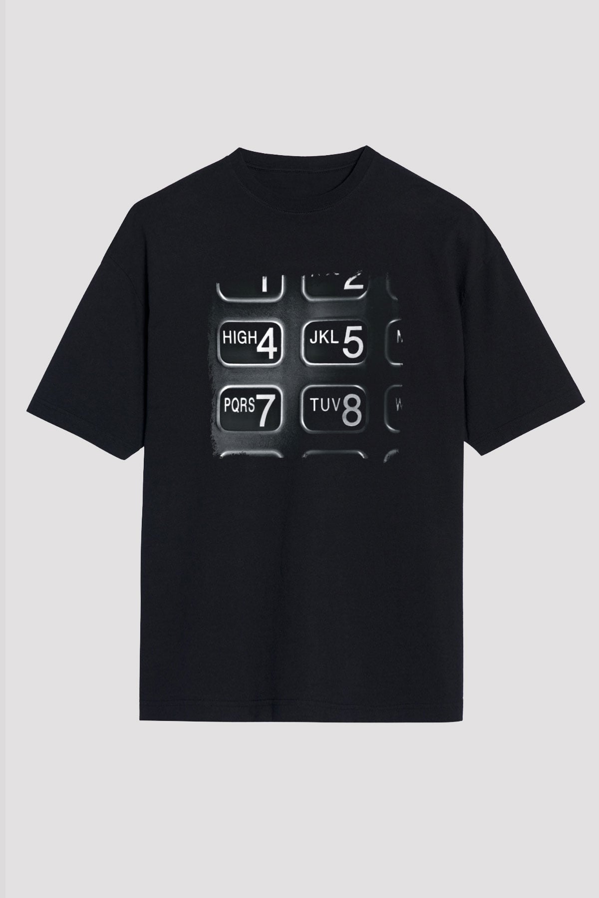 Arctic Monkeys Baskılı Unisex Siyah Oversize Tişört