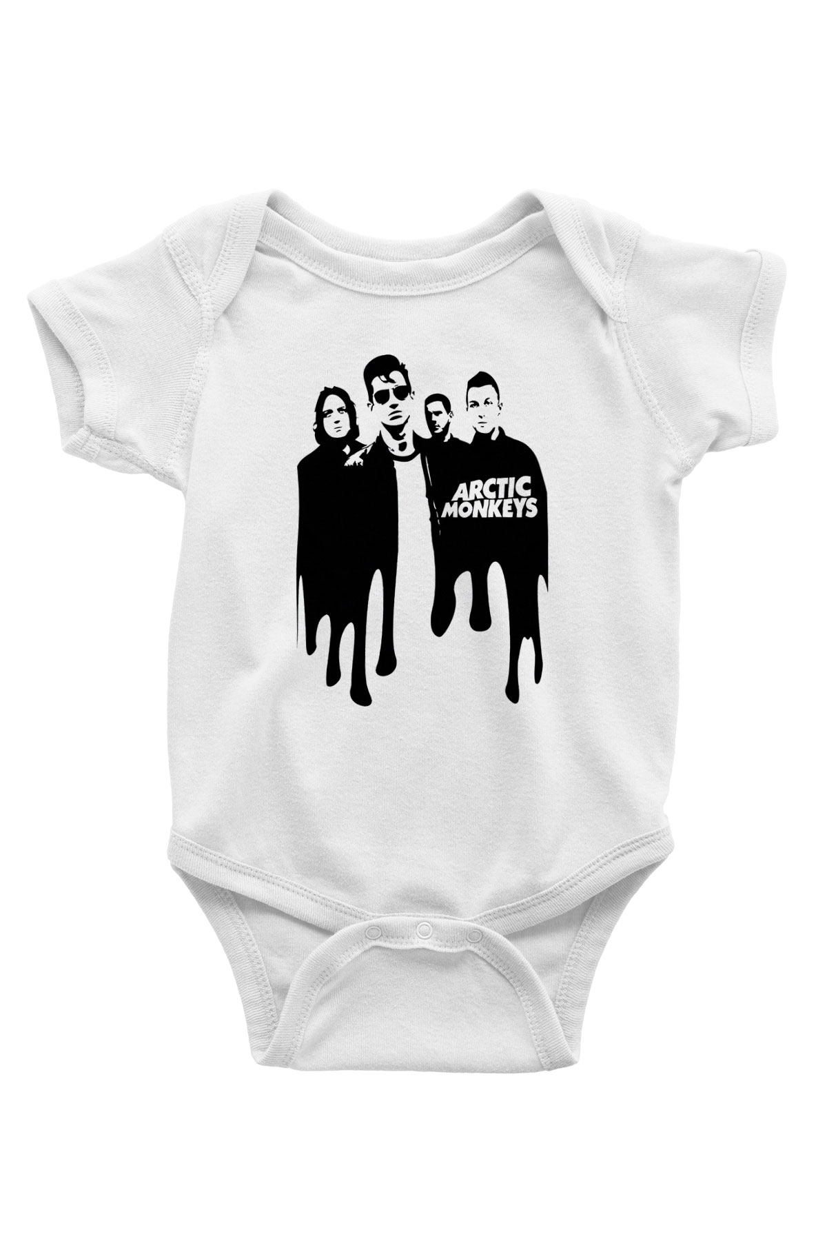 Arctic Monkeys Beyaz Bebek Body - Zıbın
