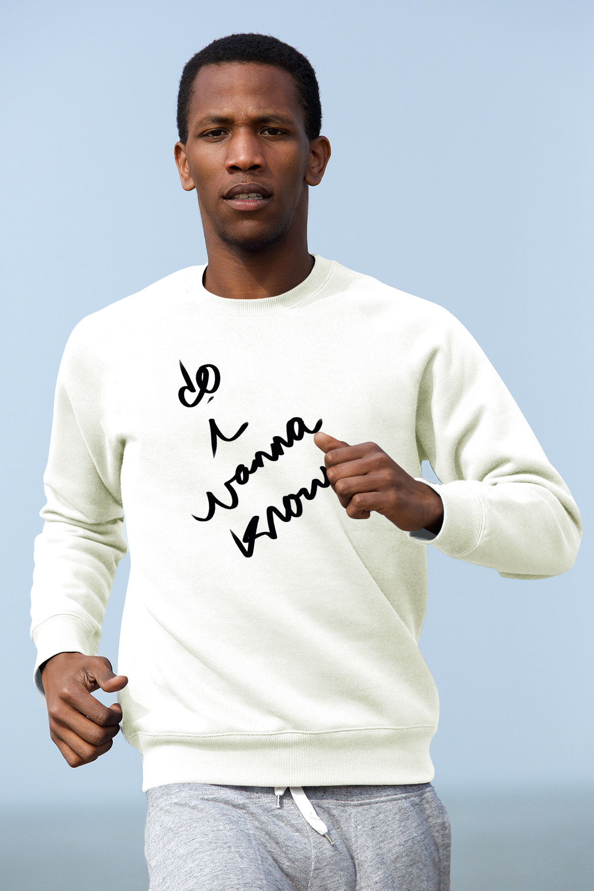 Arctic Monkeys Beyaz Unisex Sweatshirt