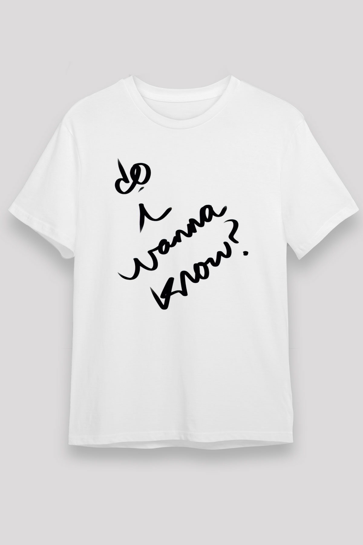 Arctic Monkeys Beyaz Unisex Tişört T-Shirt - TişörtFabrikası