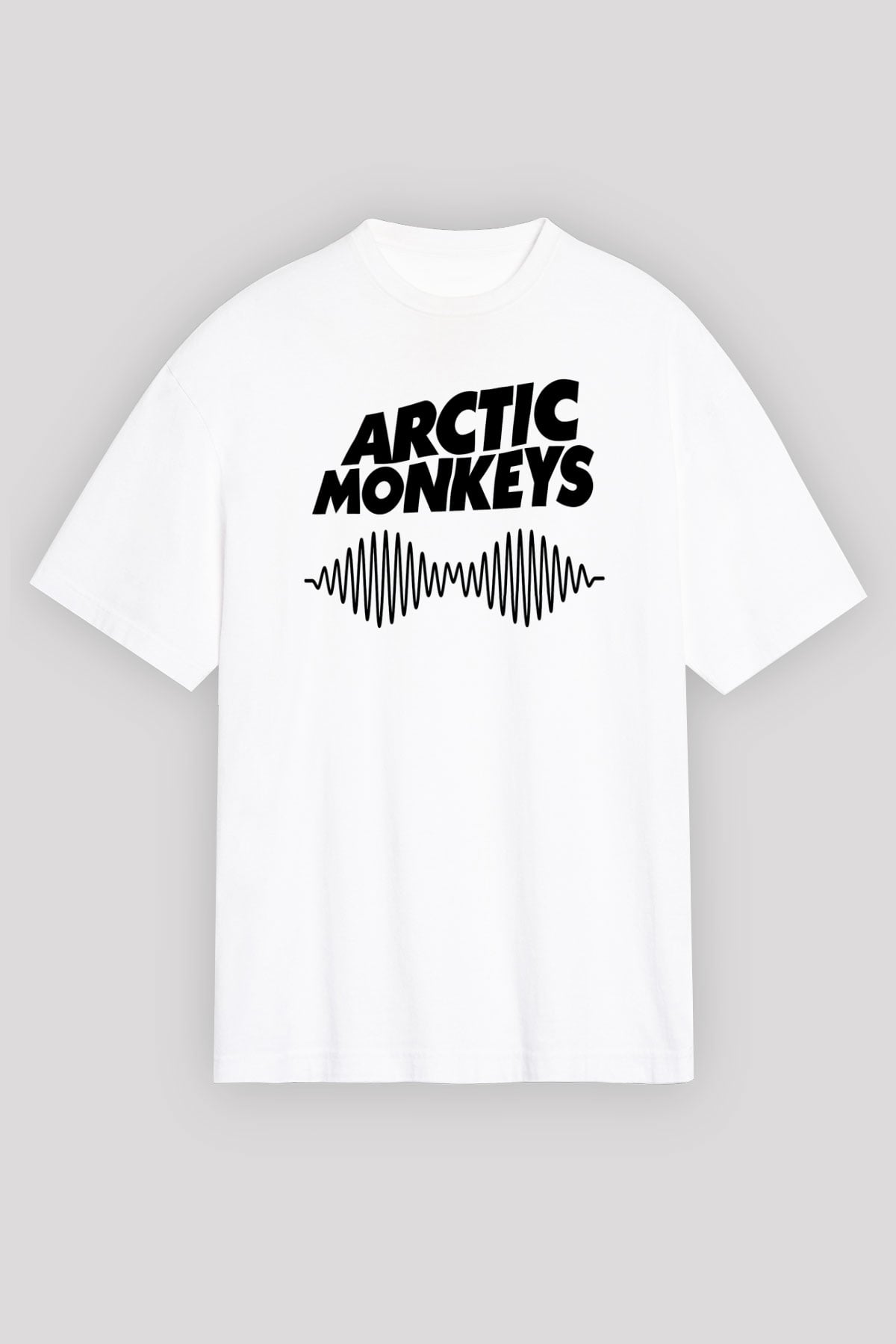 Arctic Monkeys Beyaz Unisex Tişört T-Shirt - TişörtFabrikası