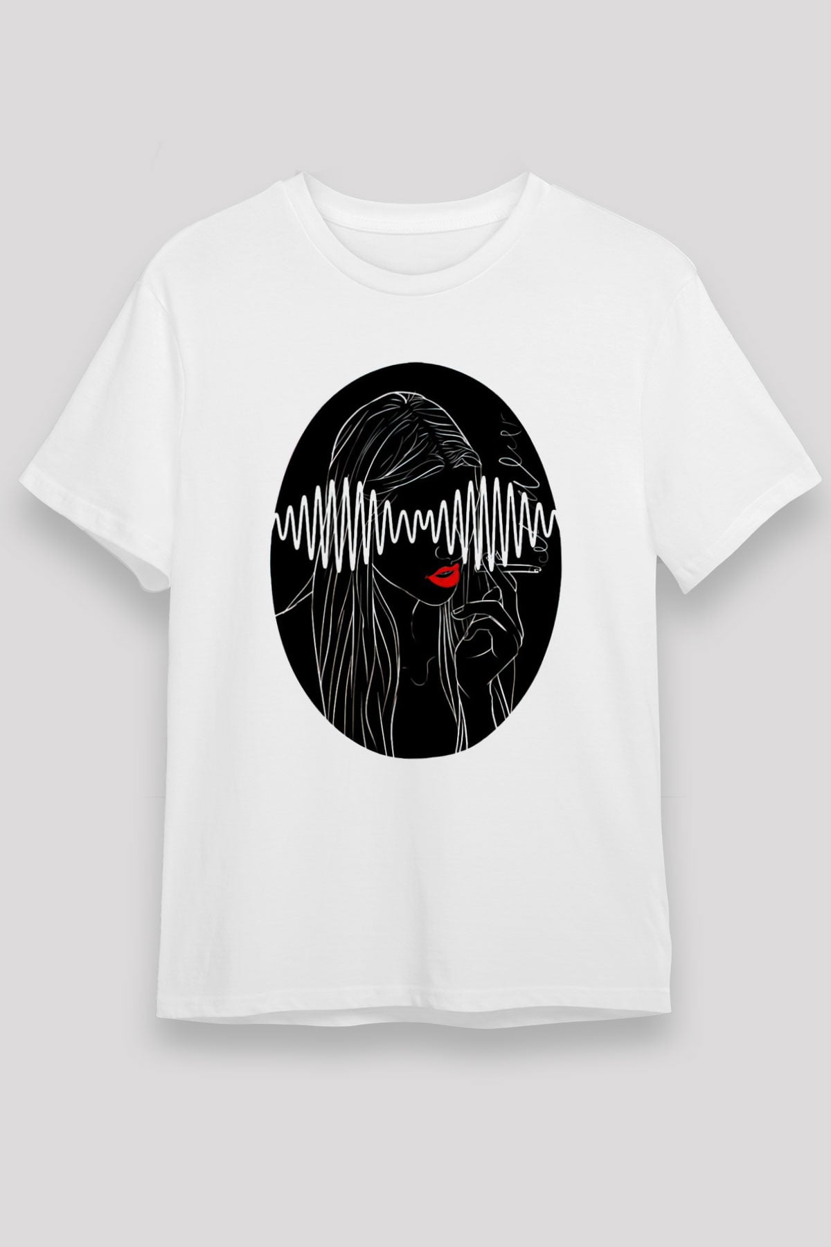 Arctic Monkeys Beyaz Unisex Tişört T-Shirt - TişörtFabrikası