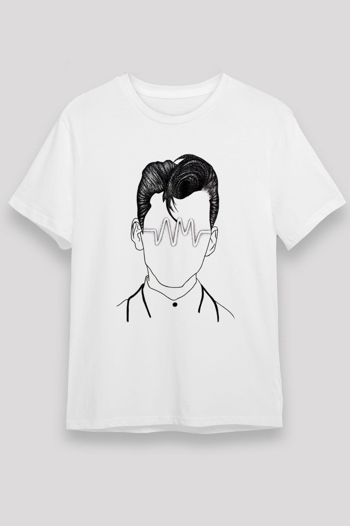 Arctic Monkeys Beyaz Unisex Tişört T-Shirt - TişörtFabrikası