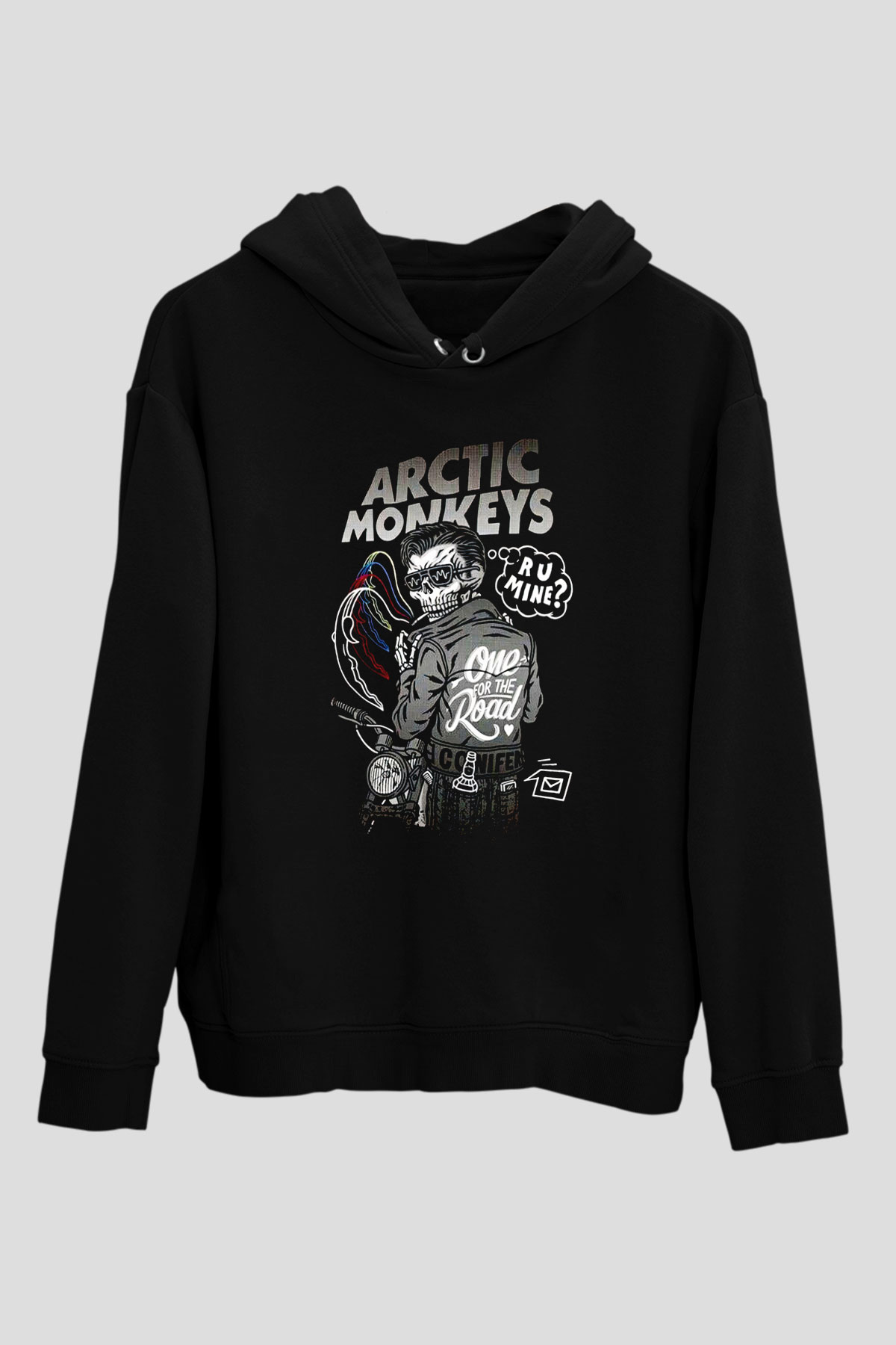 Arctic Monkeys One For The Road Siyah Unisex Kapüşonlu Sweatshirt